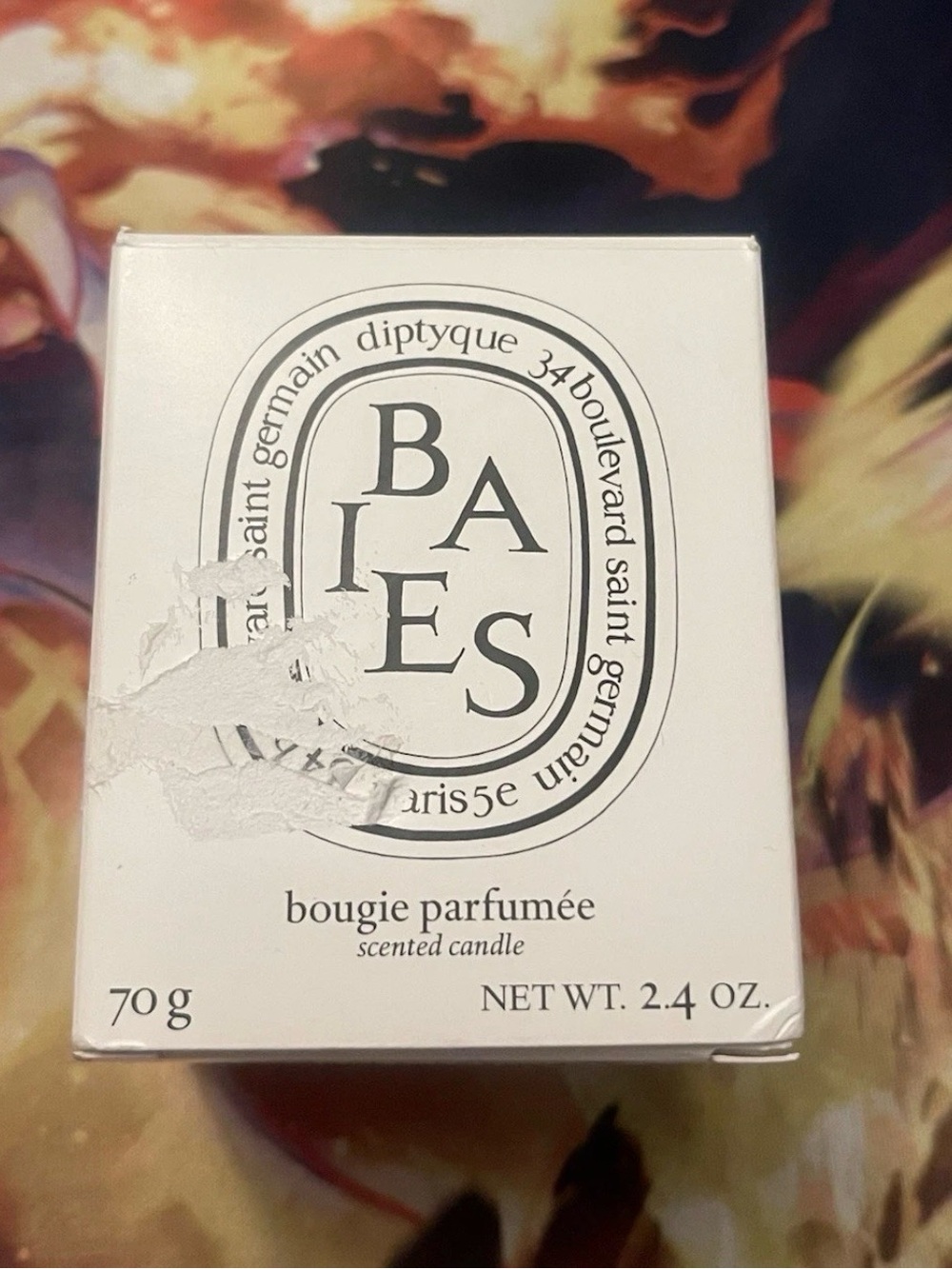 Diptyque Paris BAIES SMALL CANDLE NIB 2.4 oz